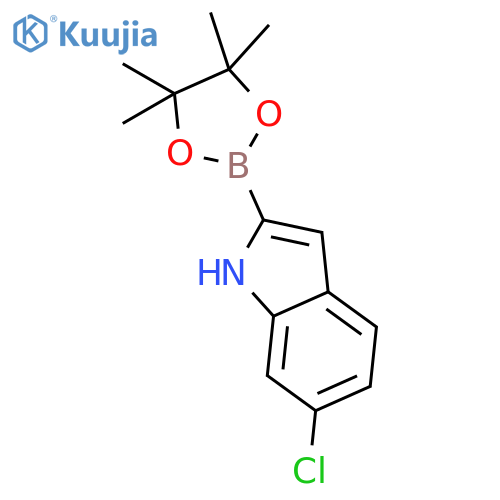 6-Chloro-2-(4,4,5,5-tetramethyl-1,3,2-dioxaborolan-2-yl)-1H-indole structure