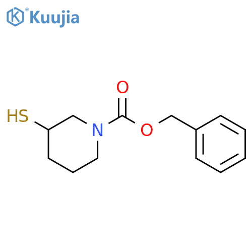 benzyl 3-sulfanylpiperidine-1-carboxylate structure