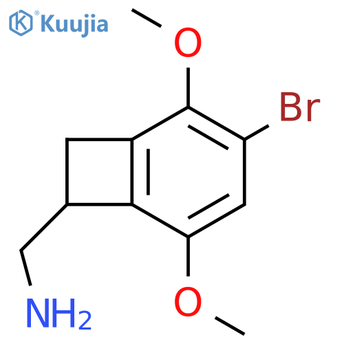 (7R)-3-Bromo-2,5-dimethoxybicyclo4.2.0octa-1,3,5-triene-7-methanamine structure