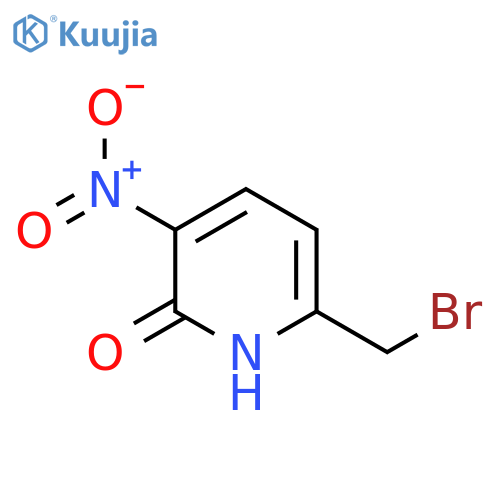 6-(Bromomethyl)-3-nitropyridin-2-OL structure