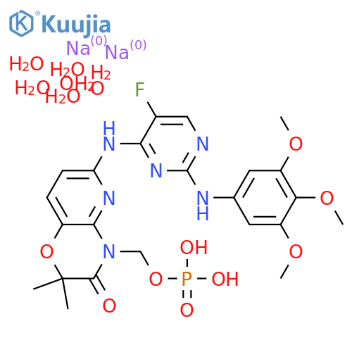 Fostamatinib disodium hexahydrate structure