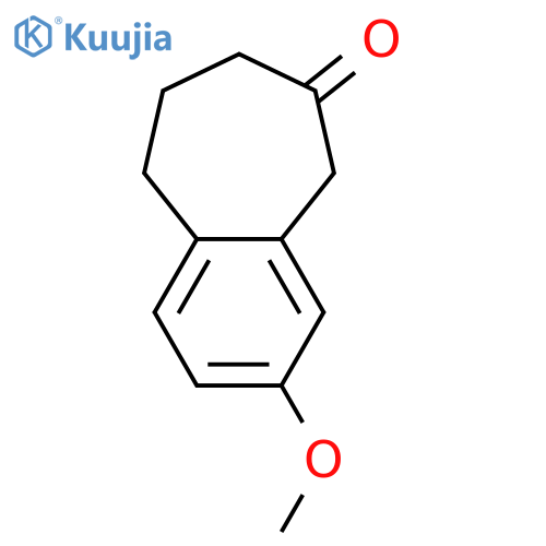3-methoxy-6,7,8,9-tetrahydro-5H-benzo7annulen-6-one structure