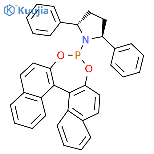 (11Bs)-(2S,5S)-1-(Dinaphtho[2,1-d:1',2'-f][1,3,2]dioxaphosphepin-4-yl)-2,5-diphenylpyrrolidine structure