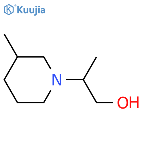 2-(3-Methylpiperidin-1-yl)propan-1-ol structure