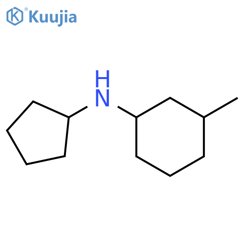N-cyclopentyl-3-methylcyclohexan-1-amine structure