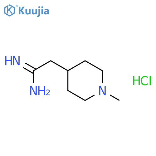 2-(1-methyl-4-piperidinyl)ethanimidamide hydrochloride structure