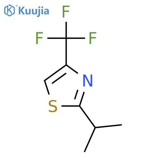 2-Isopropyl-4-trifluoromethylthiazole structure