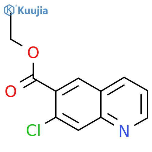 Ethyl 7-Chloroquinoline-6-carboxylate structure