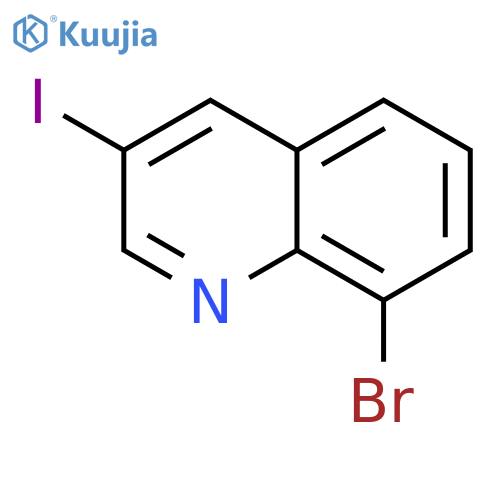 8-bromo-3-iodo-quinoline structure