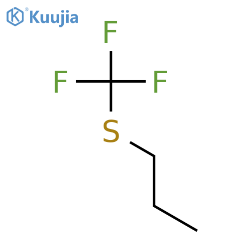 Propane, 1-[(trifluoromethyl)thio]- structure