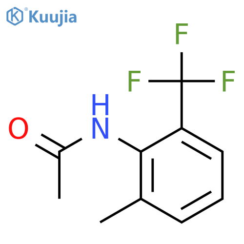Acetamide, N-[2-methyl-6-(trifluoromethyl)phenyl]- structure
