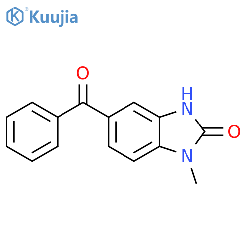 2H-Benzimidazol-2-one, 5-benzoyl-1,3-dihydro-1-methyl- structure