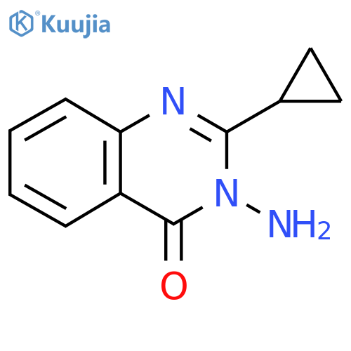 3-Amino-2-cyclopropyl-quinazolin-4(3H)-one structure