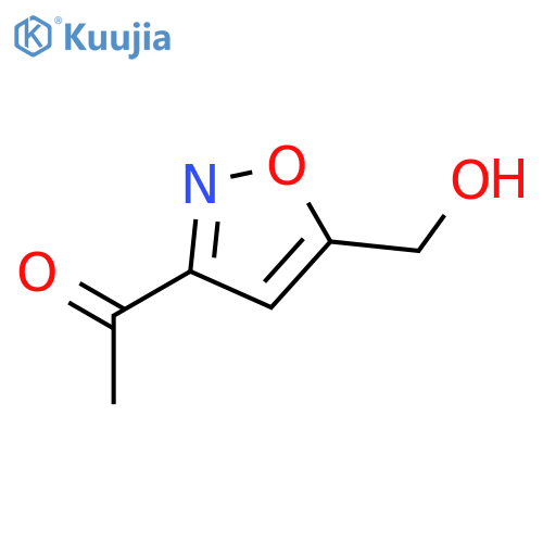 1-5-(hydroxymethyl)-1,2-oxazol-3-ylethan-1-one structure
