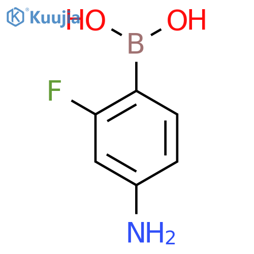 (4-AMINO-2-FLUOROPHENYL)BORONIC ACID structure