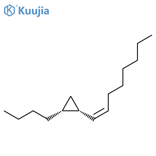 Cyclopropane, 1-butyl-2-(1Z)-1-octen-1-yl-, (1R,2S)-rel- structure