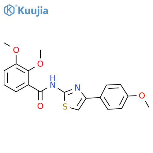 2,3-dimethoxy-N-4-(4-methoxyphenyl)-1,3-thiazol-2-ylbenzamide structure