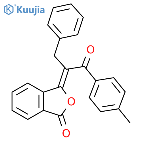 1(3H)-Isobenzofuranone,3-[2-(4-methylphenyl)-2-oxo-1-(phenylmethyl)ethylidene]-, (3Z)- structure