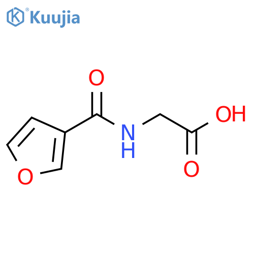 2-(furan-3-ylformamido)acetic acid structure