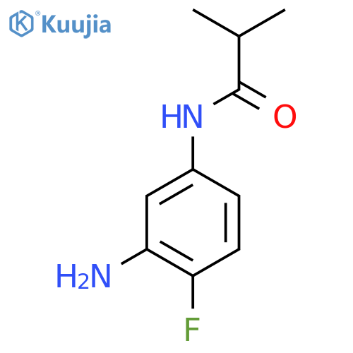N-(3-Amino-4-fluorophenyl)-2-methylpropanamide structure