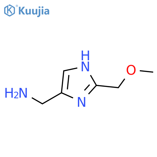 2-(methoxymethyl)-1H-imidazol-5-ylmethanamine structure
