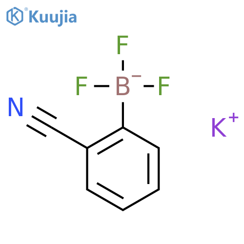 Potassium (2-cyanophenyl)trifluoroborate structure