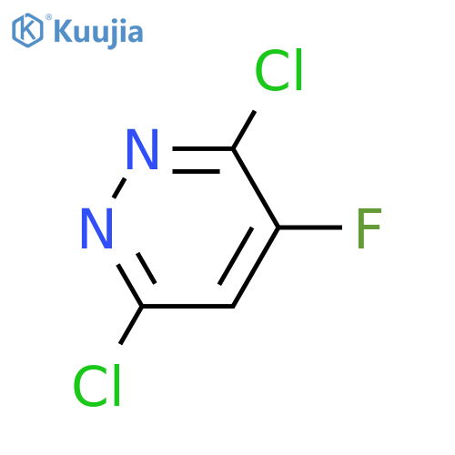 3,6-dichloro-4-fluoropyridazine structure