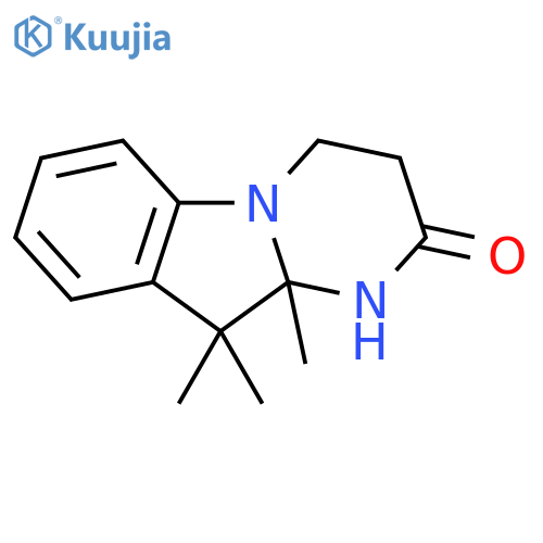 Pyrimido[1,2-a]indol-2(1H)-one, 3,4,10,10a-tetrahydro-10,10,10a-trimethyl- structure