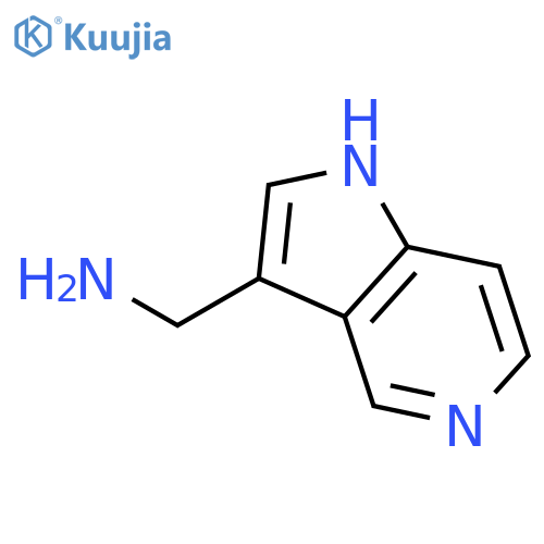 1h-pyrrolo[3,2-c]pyridin-3-ylmethanamine structure