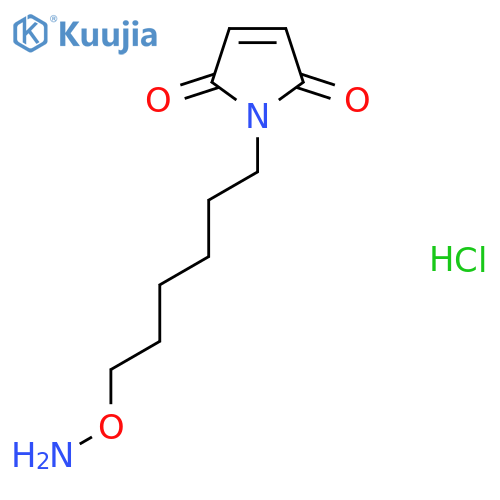 1-(6-(Aminooxy)hexyl)-1H-pyrrole-2,5-dione hydrochloride structure