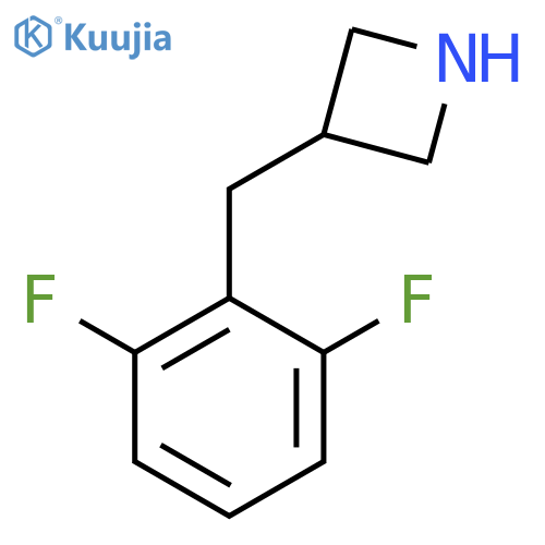 3-[(2,6-Difluorophenyl)methyl]azetidine structure