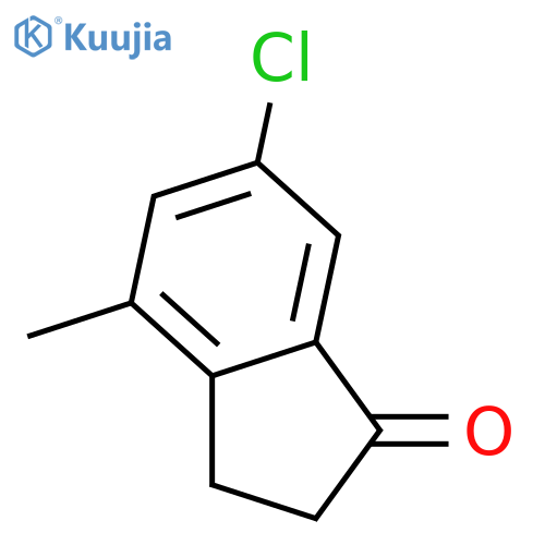 6-Chloro-4-methyl-2,3-dihydro-1H-inden-1-one structure