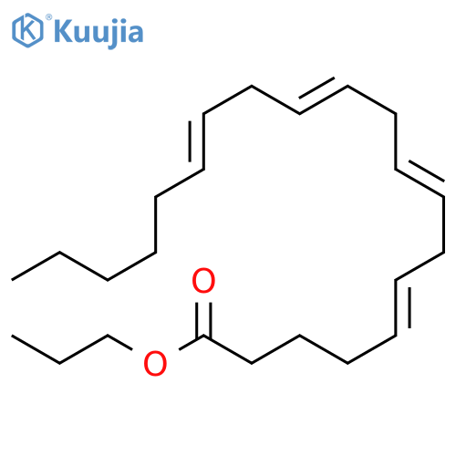 5,8,11,14-Eicosatetraenoicacid, propyl ester, (5Z,8Z,11Z,14Z)- structure
