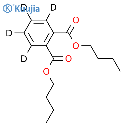Dibutyl phthalate-3,4,5,6-d structure