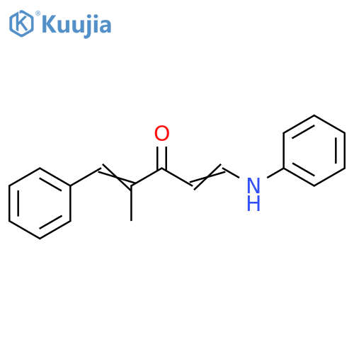 2-Methyl-1-phenyl-5-(phenylimino)pent-1-en-3-one structure