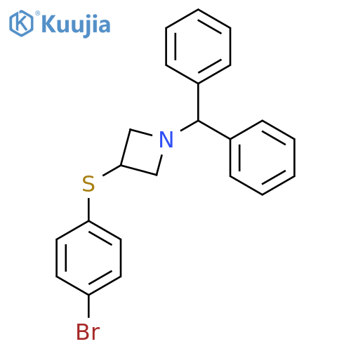 1-Benzhydryl-3-(4-bromophenylthio)azetidine structure