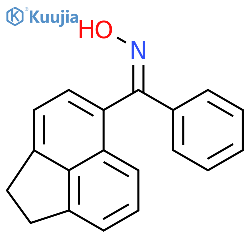 (NZ)-N-[1,2-dihydroacenaphthylen-5-yl(phenyl)methylidene]hydroxylamine structure