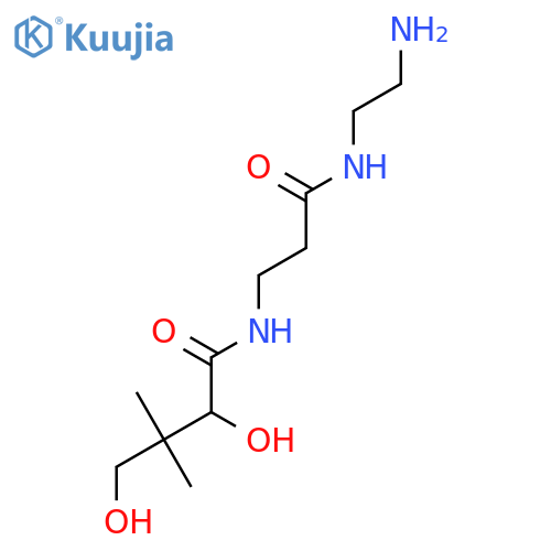 (R)-N-(3-((2-Aminoethyl)amino)-3-oxopropyl)-2,4-dihydroxy-3,3-dimethylbutanamide structure
