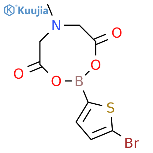 2-(5-Bromothiophen-2-yl)-6-methyl-1,3,6,2-dioxazaborocane-4,8-dione structure