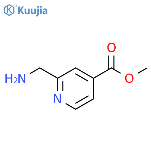 methyl 2-(aminomethyl)pyridine-4-carboxylate structure