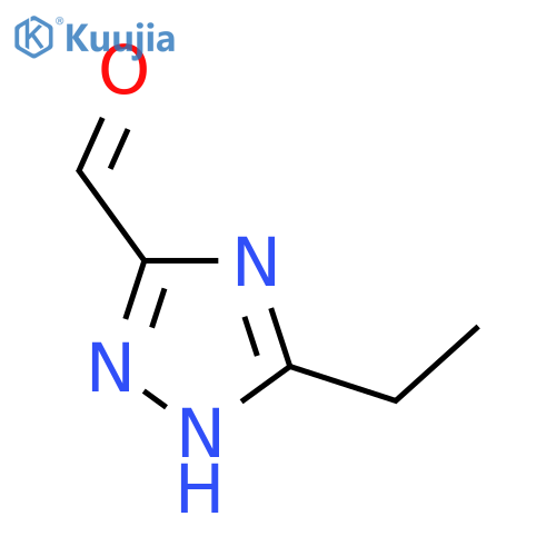 5-ethyl-4H-1,2,4-triazole-3-carbaldehyde structure