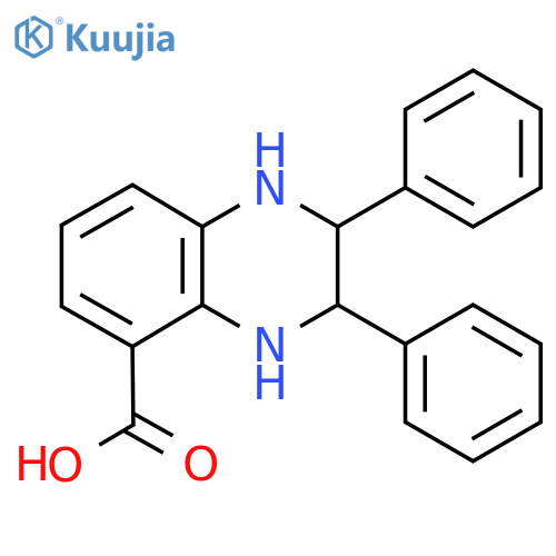 2,3-Diphenyl-1,2,3,4-tetrahydro-quinoxaline-5-carboxylic acid structure