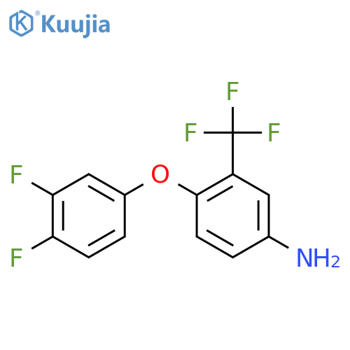 4-(3,4-Difluorophenoxy)-3-(trifluoromethyl)aniline structure