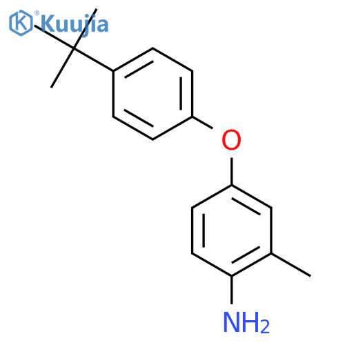4-[4-(tert-Butyl)phenoxy]-2-methylphenylamine structure