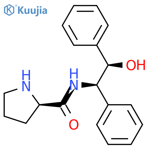 (R)-N-((1R,2R)-2-Hydroxy-1,2-diphenylethyl)pyrrolidine-2-carboxamide structure