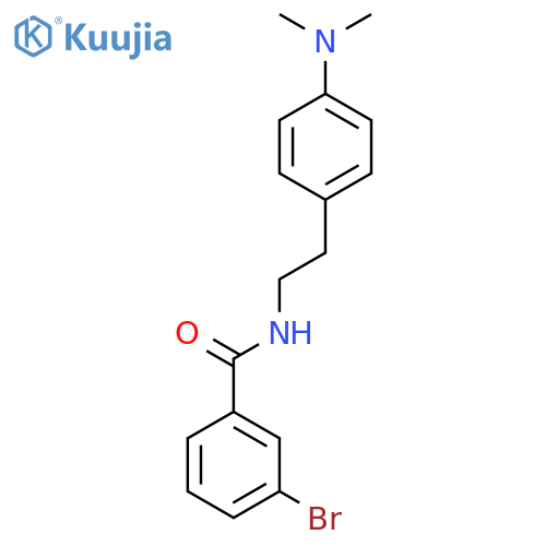 3-bromo-N-{2-4-(dimethylamino)phenylethyl}benzamide structure