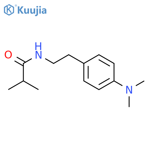 N-{2-4-(dimethylamino)phenylethyl}-2-methylpropanamide structure