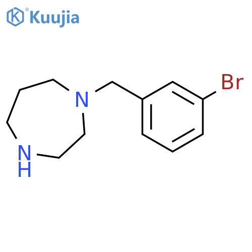 1-(3-bromophenyl)methyl-1,4-diazepane structure