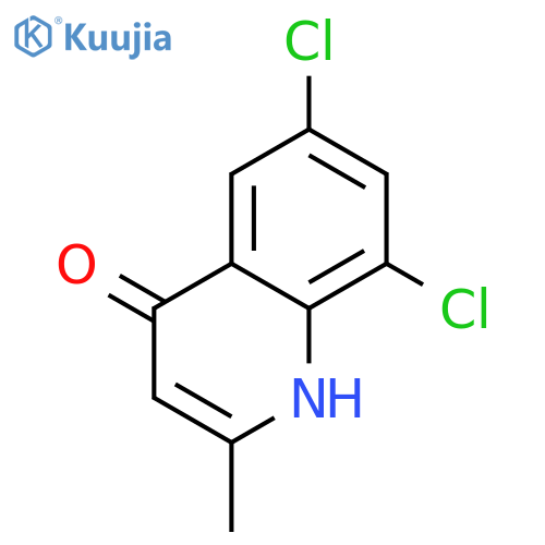 6,8-dichloro-2-methylquinolin-4(1H)-one structure