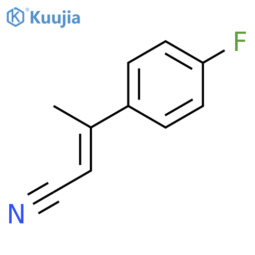 2-Butenenitrile, 3-(4-fluorophenyl)- structure